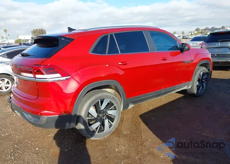 2024 Volkswagen Atlas Cross Sport 2.0T Se W/Technology from USA, damaged, VIN 1V2WE2CA2RC240852